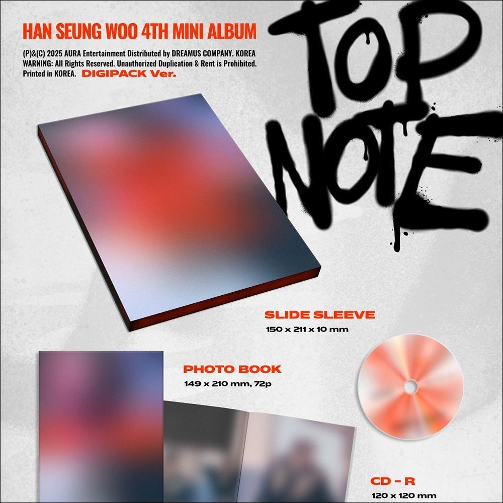 HAN SEUNG WOO - TOP NOTE Versiune Digipack. / Al 4-lea Mini Album