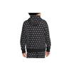 Nike Sudadera con capucha y bolsillo de color liso con estampado de logotipo integral para hombre Sudaderas Negras FJ1635-011