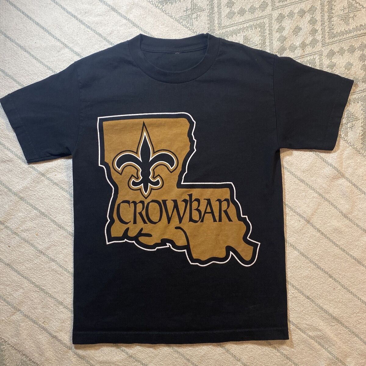 Vtg Crowbar Sludge Metal Band Cotton Black Full Size Unisex T Shirt MM726 S разноцветный