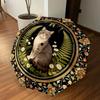1PC Cat Floral Umbrella-8-Rib Reinforced, Automatic Open, Lightweight & Durable, Cute Fashion Accessory for Outdoor-K1288
