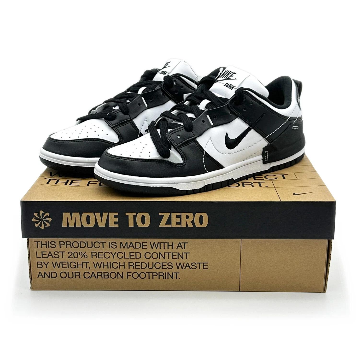 DV4024-002 Nike Dunk Low Disrupt 2 Panda Black Pure Platinum White (Women s) US 7.5W