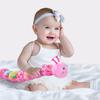 Sensory Toys for 3-12 Month Old Soft Baby Stuffed Animal with Teether Rattle Vibrating Plush Caterpillar Toy Newborn Gift