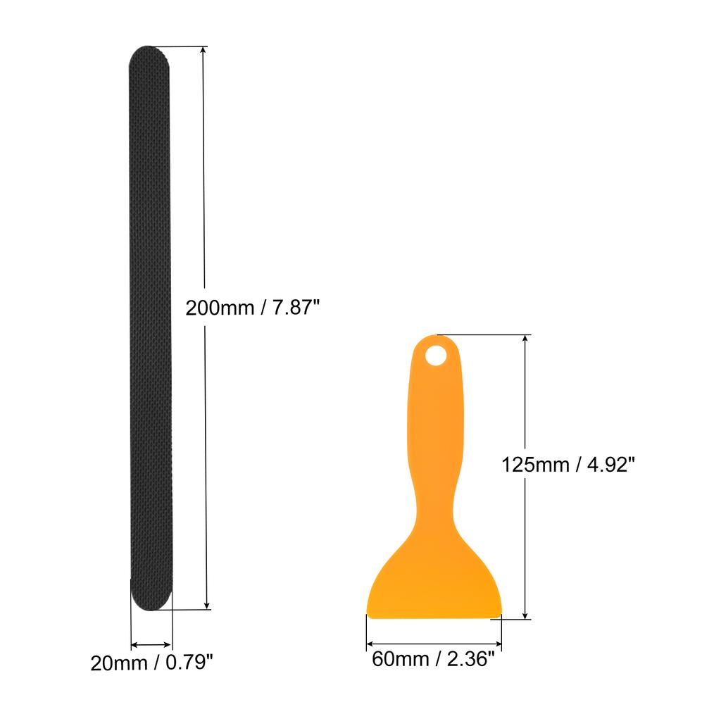 Non Slip Bathtub Stickers, Safety Shower Treads Adhesive Decal Square with Scraper for Stairs Tub Shower