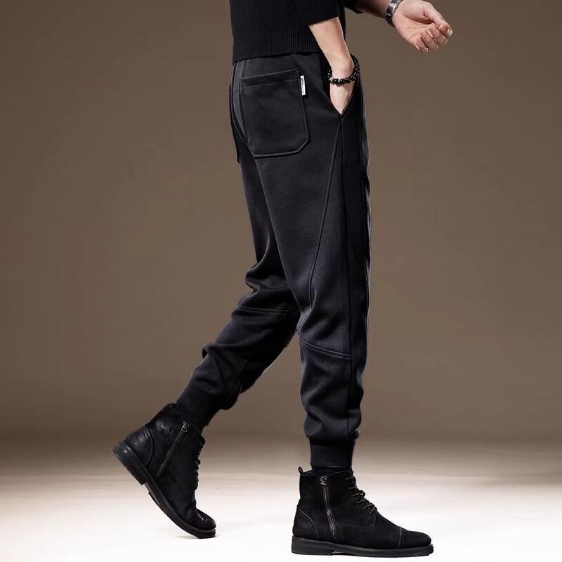 Men's American Street Style Knit Jogger Harem Pants