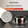 Round Hole Gutter Guard Net Stainless Steel Secondary Drainage Anti Clogging Filter Vent Anti-Blocking