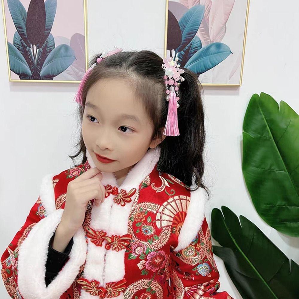 

Украшение Hanfu, цинк, сплав цинка, жемчуг, заколка для волос в китайском стиле, заколка для волос для девочек, аксессуары для волос