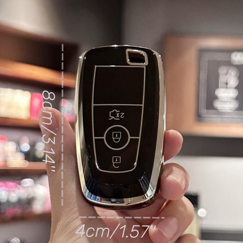 TPU Car Key Case Cover, Key Fob Cover For Ford Expedition For Mustang For Fusion For Raptor F250 F350 F450 F550 For Edge