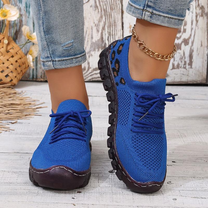 Fashion Women's Sports Shoes 2024 Spring Fashionable and Comfortable Round Toe Mesh Breathable Casual Women's Running Shoes Large Size