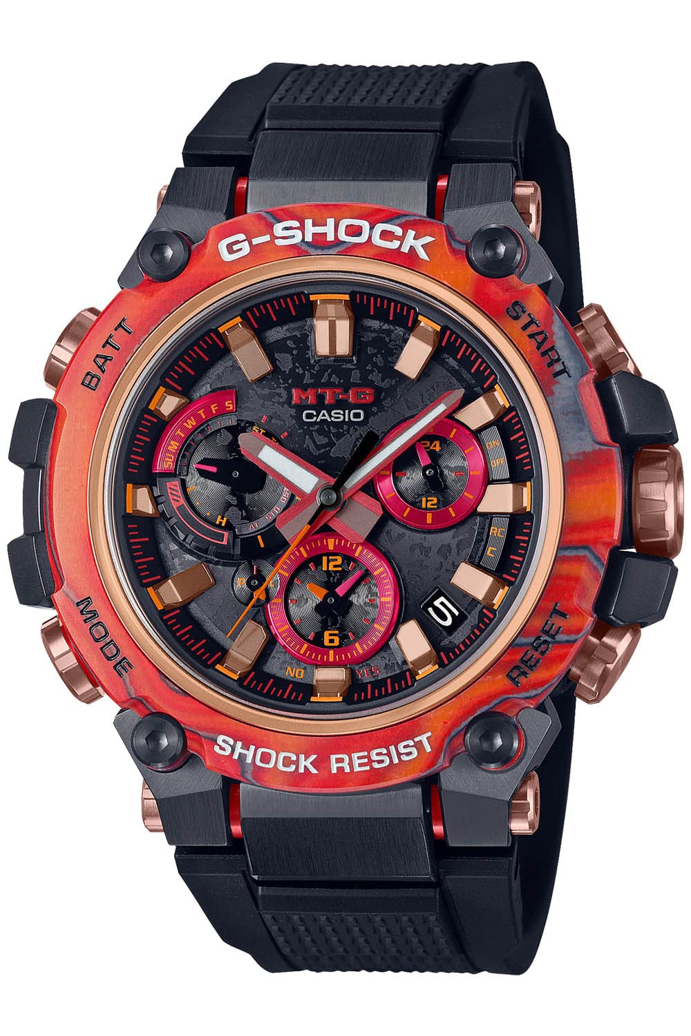 

Годинник Genuine оснащений радіо Bluetooth Solar 40th Anniversary Flare Red Black [Casio] G-Shock [домашній продукт] G-SHOCK MT-G MTG-B3000FR-1AJR