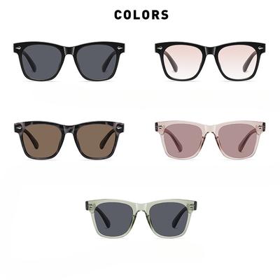 Neue TR-Sonnenbrille mit quadratischem Rahmen, modische Sonnenbrillen für Männer und Frauen mit polarisierten Ins-Gläsern.