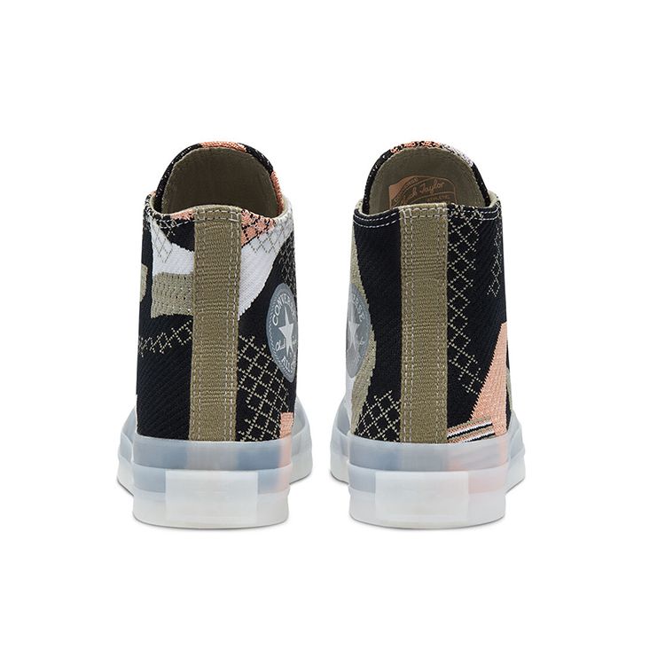 Converse Chuck 70 High Knit Mashup Men Sneakers Black White Gravel 570273C