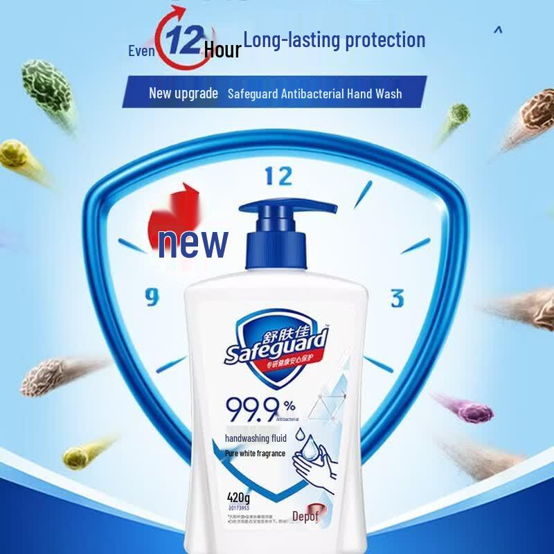 Safeguard Antibacterial Hand Wash Set - Pure White & Cherry Blossom