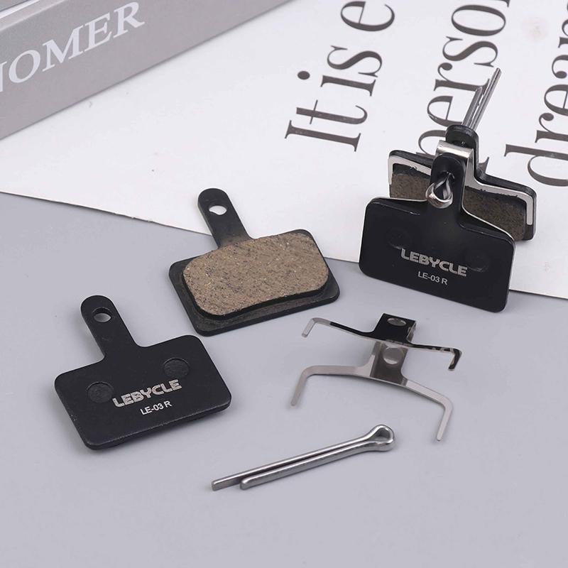 4/6/8/10 Sets Mountain Road Bike Hydraulic Disc Brake Pads Resin Wear-Resistant Durable LE-03P Compatible Bike Disc Brake Pads