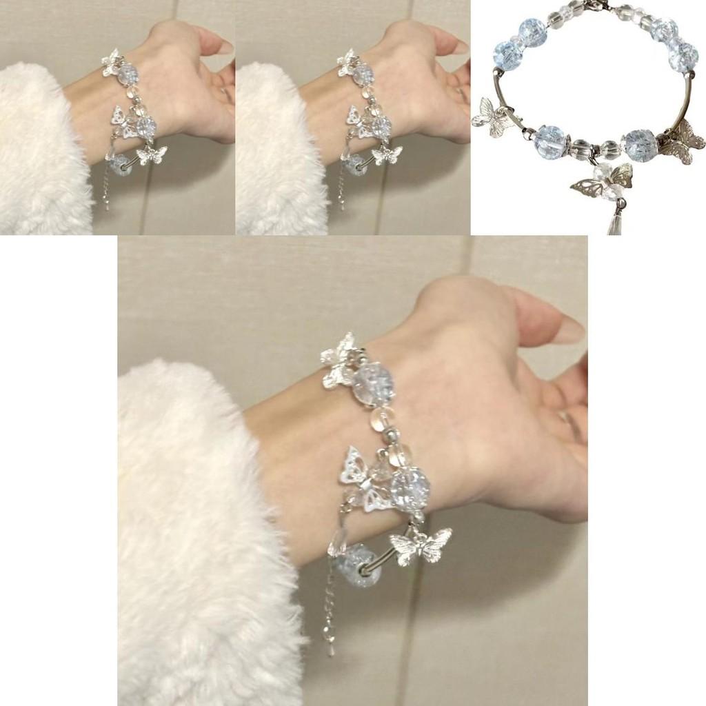 Fashionable Alloy Butterfly Bracelet Premium Quality Ancient Style For Women