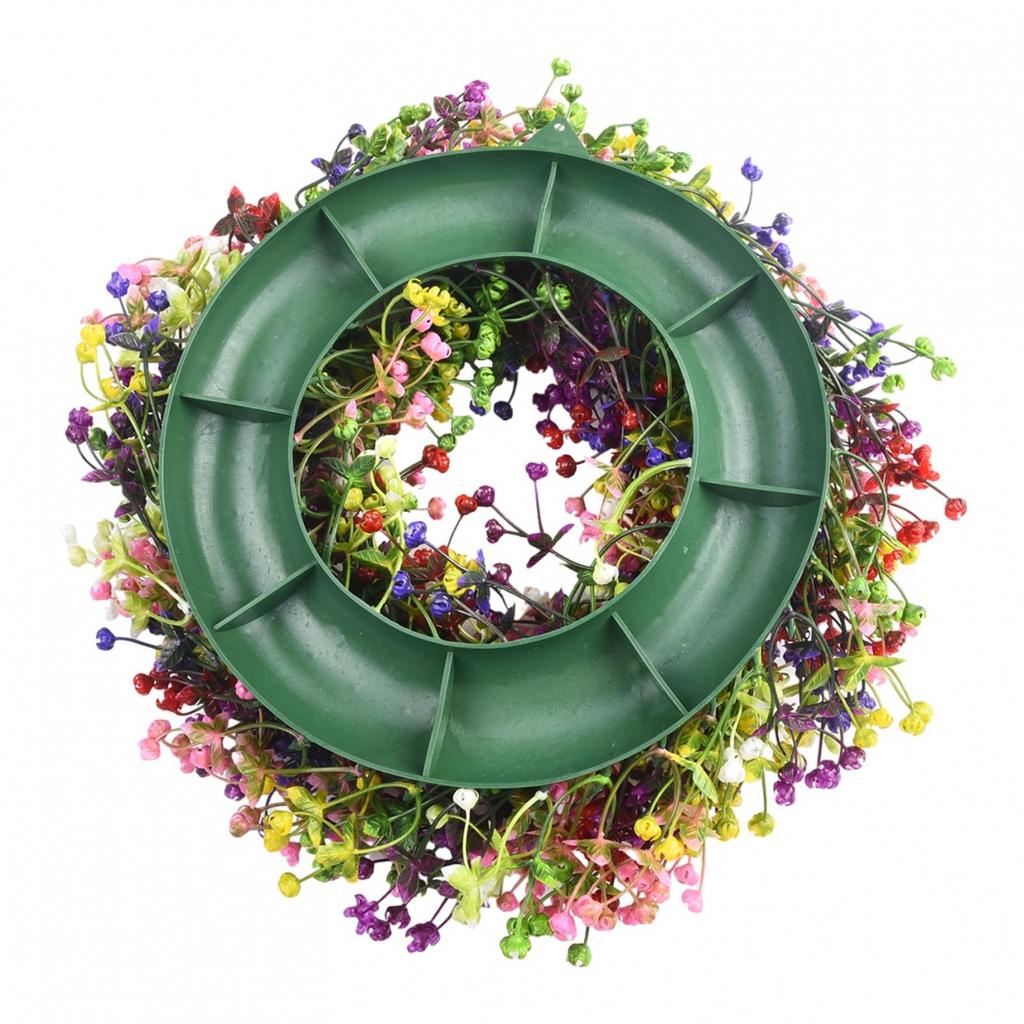 Spring Wreaths for Front Door Spring Decor Summer 40cm Gypsophila Wreaths