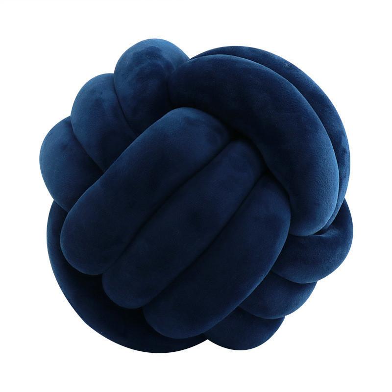 

Rope Nordic Three Knotted Cushions Decorative Throw Pillows Home Decor Navy Blue