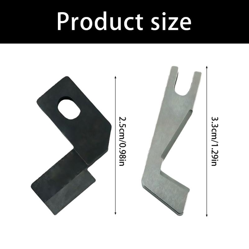 Metal Sewing Machine Upper Lower Cutter Blade 5020700407 5020700620 for L450 L460 FY-505 FY-515 FY-525 Accessories