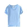201A Men's Pure Cotton Summer T-Shirt - Short Sleeve, 8 Colors