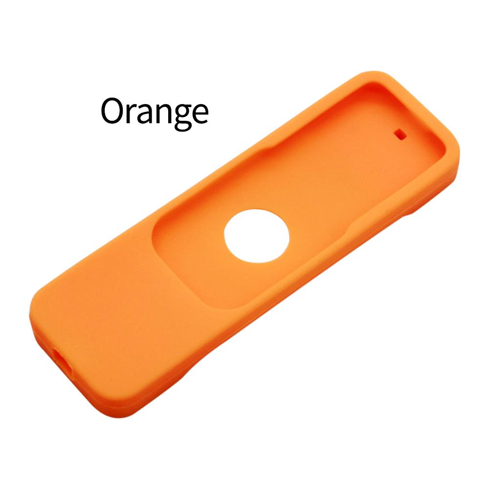 Soft Silicone Remote Cover for Apple TV4 Waterproof Dustproof Protective Sleeve TV 4 Controller Case оранжевый