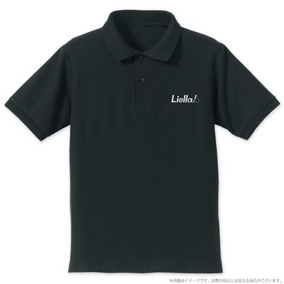 Nijigen Cospa Love Embroidered Polo Shirt L Size Black Live! Superstar!! Liella! Cotton/Polyester