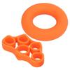 2Pcs Finger Trainer Hand Strengthener Stretcher Exerciser Silicone for Musician Guitarist