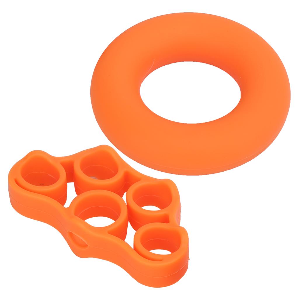 2Pcs Finger Trainer Hand Strengthener Stretcher Exerciser Silicone for Musician Guitarist