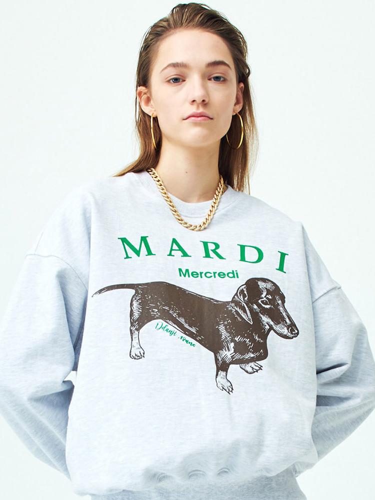 [mardimercredi] SWEATSHIRT DDANJI HEATHER