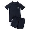 2026 Chubby Boy Plus Size Swimwear Set: Quick-Dry, High Elastic Two-Piece Shorts for Boys