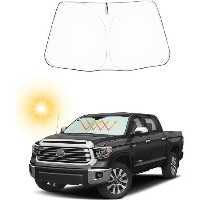

Car Front Windshield Sun Shade Foldable Sunshade Protector Custom Fit for Toyota Camry 2018 2019 2020 2021 2022 2023 2024 Accessories Sun Visor For Toyota CHR 2018-2023 срібний