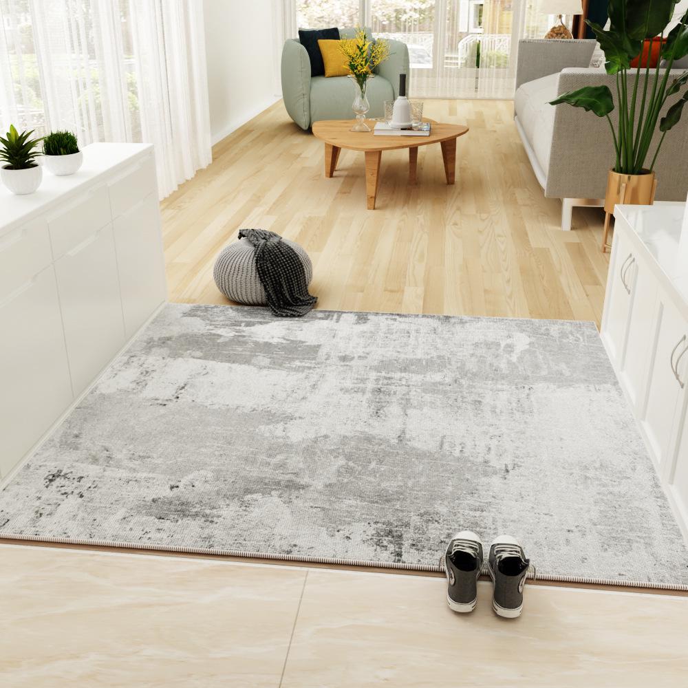 Wabi-Sabi Style Luxury Non-Slip Velvet Entrance Mat for Porch and Bedroom.