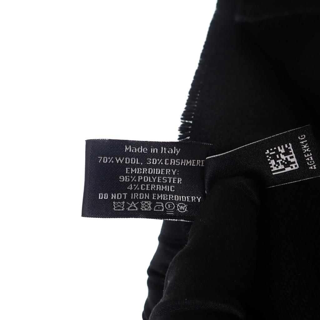 Chanel Scarf Black Wool/cashmere Women