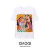 Fashion Style 2024 Autumn New Women's Clothing Girls' Round Neck Print Short Sleeve Round Neck T-shirt 5644825