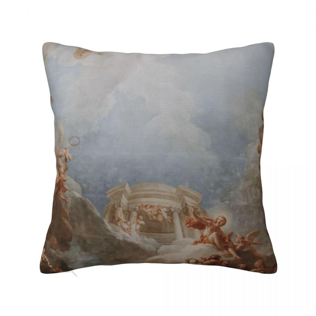 Dramatic Sky Decor Renaissance Angels Square Pillowcase Cushion Comfort Throw Pillow Sofa Cushions Used for Home Living Room