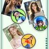 Personalize Electronic Digital Badges LED Animes Pin with Touch Control GIF/Photo/Video Display for Backpacks Decoration
