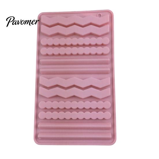 Family Friendly Baking Gadget Silicone Chocolate Mold, 20 Cavities Non-stick Flexible Tray, Heat Resistant Reusable Snack Bar Maker Food-grade