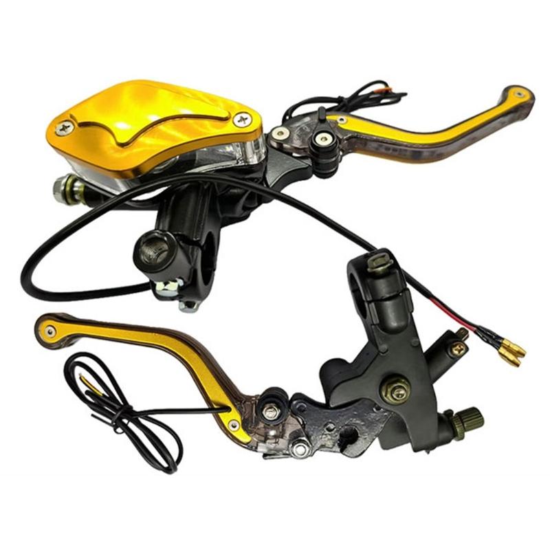 

Улучшения Двойной Гидравлический Мотоциклетный Тормоз Рычаг Сцепления Комплект Универсальная Запасная Часть Пластиковый Рычаг Тормоза Мотоцикла жёлтый