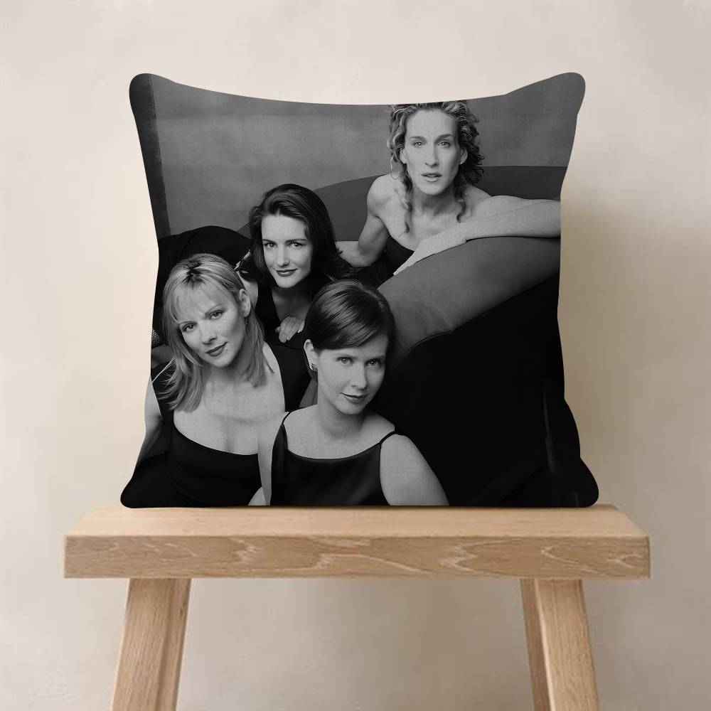 TV Series Sex And The City Anime Pillowcase Toon Gift Cushion Cover Bedroom Home Sofa Chair Seat Decor Pillow Case