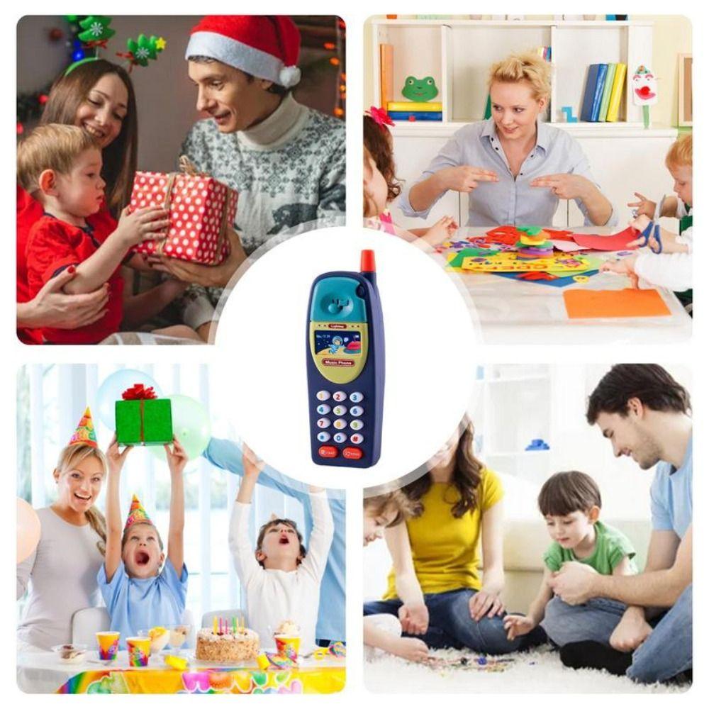 Fun Music Cell Phone Toy Simulation Baby Phone Toys Baby Toddler Kids Mobile Phone Toy  Boys Girls