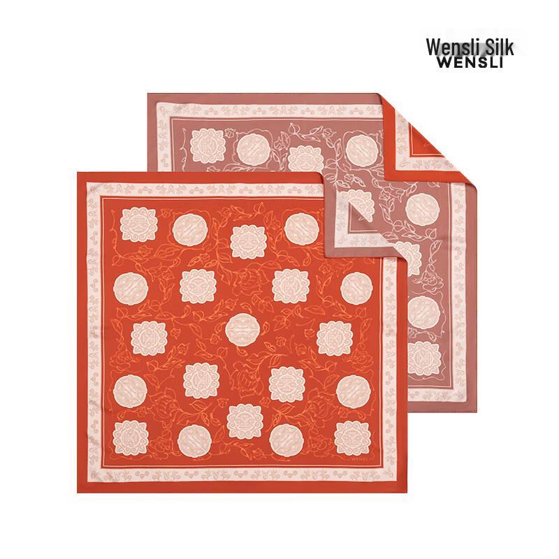 WENSLI Women's 100% Mulberry Silk Large Square Scarf Shawl