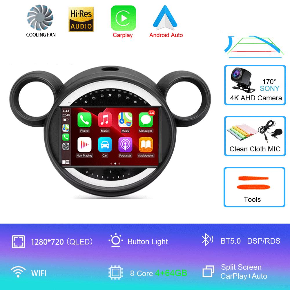 Android 14 Car Radio For BMW Mini 2010 - 2016 Multimedia Video Player Navigation Stereo GPS No 2din 2 Din Dvd