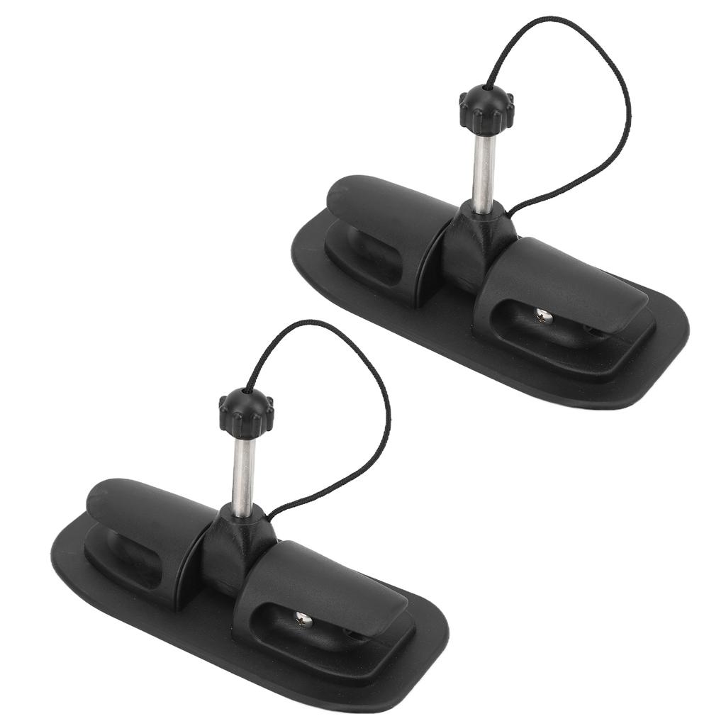 1 Pair Oar Holder Paddle Lock Support Universal for Inflatable Boat Kayak Canoe Dinghy Raft 0.4in Iron Core