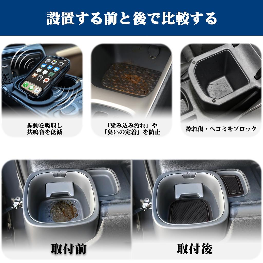 RUIYA Mats for Toyota Sienta 3rd Generation Interior Door Rubber Rubber Easy to 10 Series Sienta Custom Black Anti-Slip (10 Series), (New Sienta)