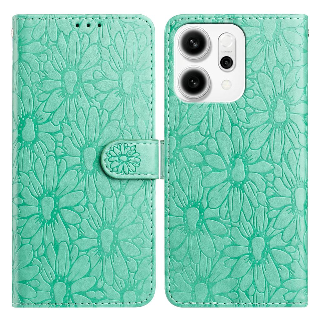 Husă tip portofel cu 10 culori, cu margarete în relief, pentru Oppo A17 A18 A54 A58 A76 A77 Reno8,Reno8 Lite,Find X8 Pro,Find X5,Reno14 Pro...