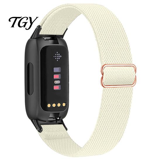 Lightweight Replacement Wrist Strap Elastic Nylon Watch Bands for Fitbit Inspire 3, Adjustable Quick Release Band Breathable Woven Sports Wristband
