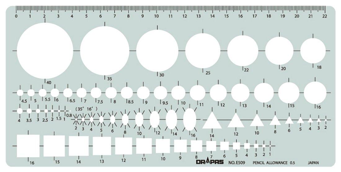 

Drapas Template E509N Architect Examination Templa