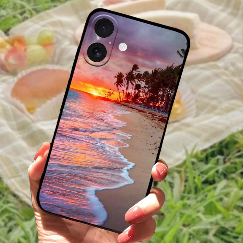 For Apple iPhone 16 Plus Cover iPhone16 Full Protective Silicone Phone Coque For iPhone 16 Pro Max Soft TPU Shockproof  Fundas