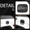 ABS Fuel Tank Cover Oil Gas Cap Fuel Filler Door Trim Cover Decal Sticker Compatible with Hyundai Santa Fe 2024-2026 MX5 Accessories (Glossy Black