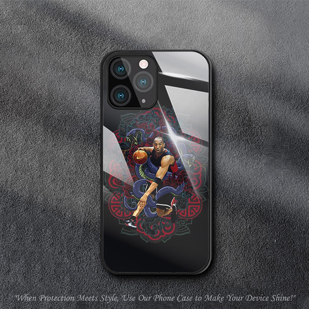 Basketball Mamba Kobe 24 Case For iPhone Samsung Galaxy Redmi Note S 17 16 15 14 13 20 24 25 54 Pro Max Ultra Fe Air Tempered Glass Cover