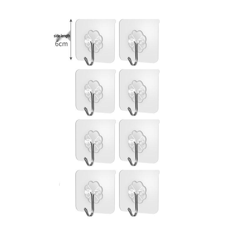 Wall-Mounted Transparent Storage Box for Phone, Remote, Toothbrush, and Comb