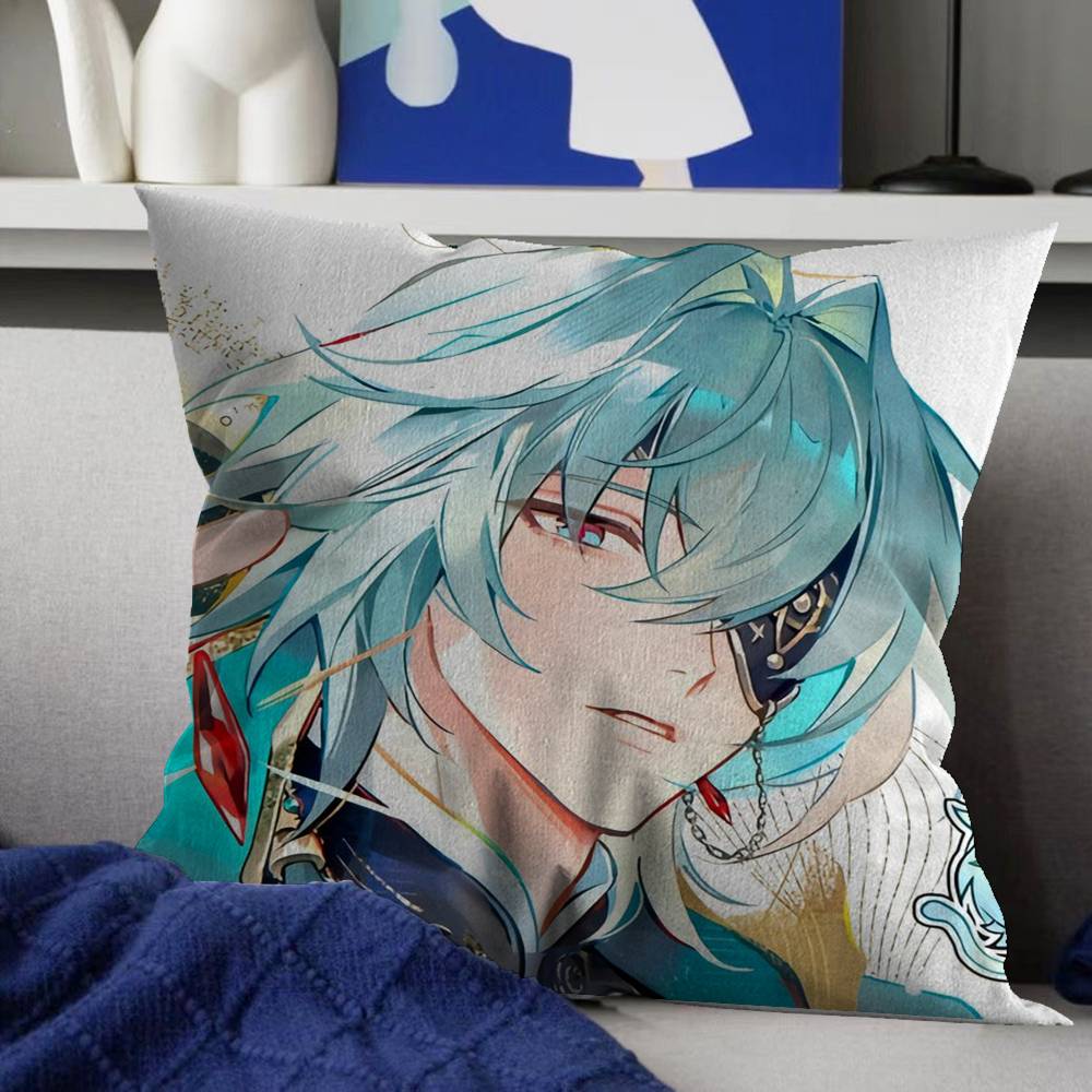 Honkai Star Rail Anaxa pillow cover sofa cushion cover home room decoration children gift